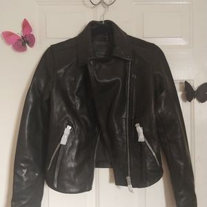 DALBY LEATHER BIKER JACKET